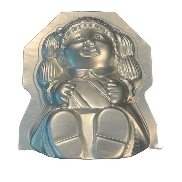 Wilton Cabbage Patch Kids Doll 3D stand up cake pan 1984 full body Mold Form - Picture 1 of 5